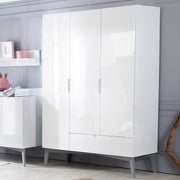 Kinderzimmerset 'Retro 2‘, inkl. Kombi-Bett 70 x 140 cm, Wickelkommode &  Schrank 3-türig