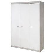 Kleiderschrank 'Julia', 3-türiger Drehtürenschrank inkl. 1 Kleiderstange & 6 Böden
