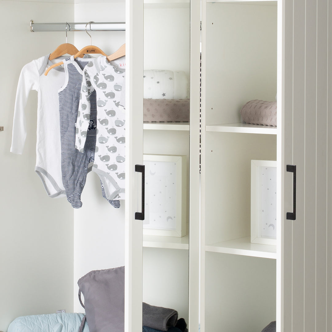 Kinderzimmerset 'Sylt' 3-teilig, inkl. Kombi-Bett 70 x 140 cm, Wickelkommode & Kleiderschrank