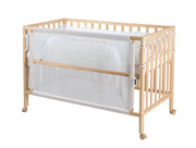 Room Bed 'safe asleep®', 60 x 120 cm 'Sternenzauber', Beistellbett inkl. Ausstattung, natur