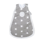 Room Bed 'safe asleep®', 60 x 120 cm, 'Little Stars', Beistellbett inkl. Zubehör, taupe lackiert