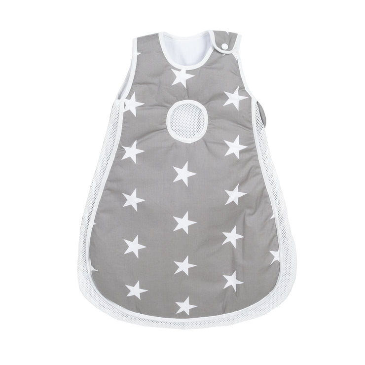 Room Bed 'safe asleep®', 60 x 120 cm, 'Little Stars', Beistellbett inkl. Zubehör, taupe lackiert