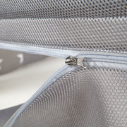 Room Bed 'safe asleep®', 60 x 120 cm, 'Little Stars', Beistellbett inkl. Zubehör, taupe lackiert