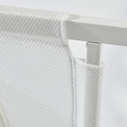 Cama de habitación 'Safe Sleeple®', 60 x 120 cm, 'Stars Grey', cama lateral que incluye equipos, blanco pintado