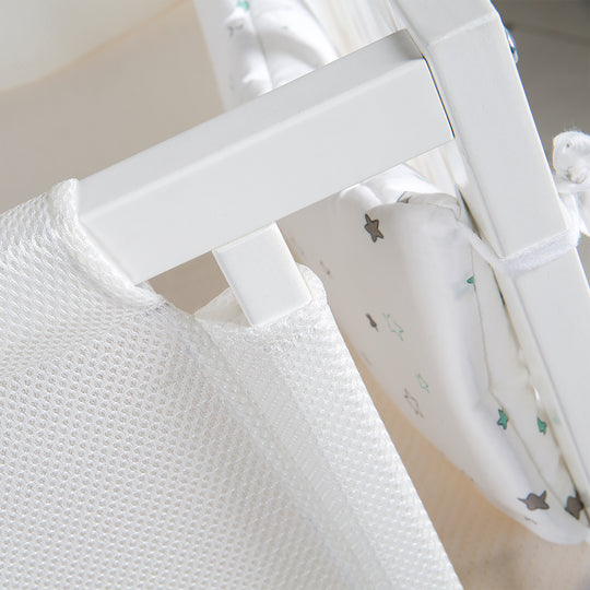Lettino Co-sleeping 'safe asleep®', 60 x 120 cm, 'Sternenzauber', letto aggiuntivo inclusi accessori, laccato bianco