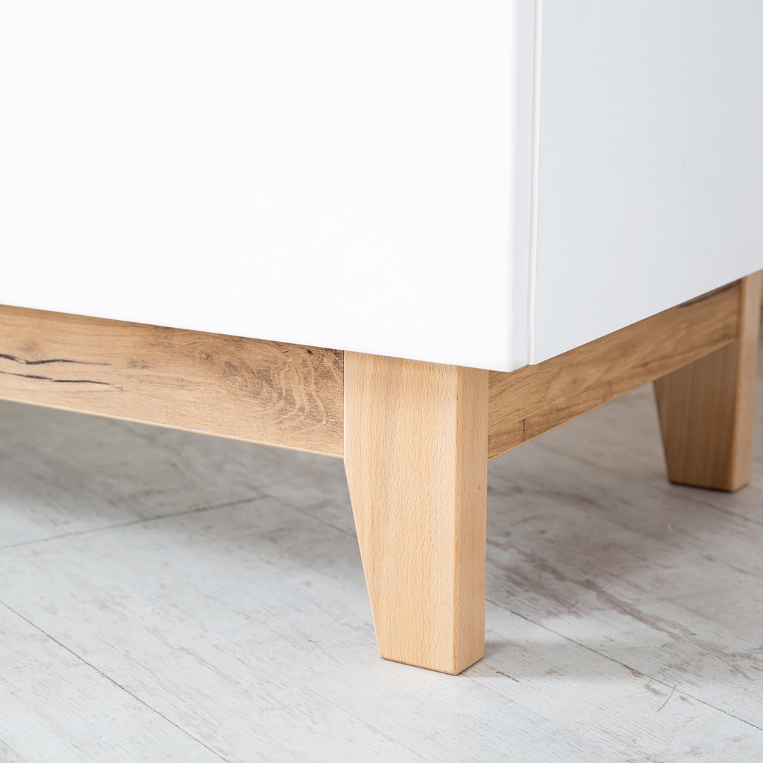 Changing Table 'Finn' with Changing Pad, Drawer Dampening, 3 Drawers, Changing Height 94 cm