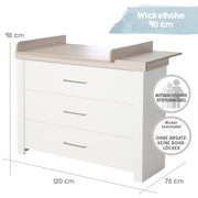 Ensemble de chambre «Lucy» en 3 parties, incl.