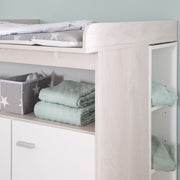 Ensemble de meubles «Julia» en 2 parties, y compris le lit pour enfants combi 70 x 140 cm et coffre d'enveloppement