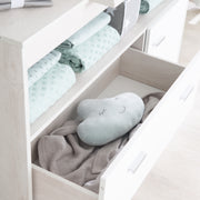 Ensemble de meubles «Julia» en 2 parties, y compris le lit pour enfants combi 70 x 140 cm et coffre d'enveloppement