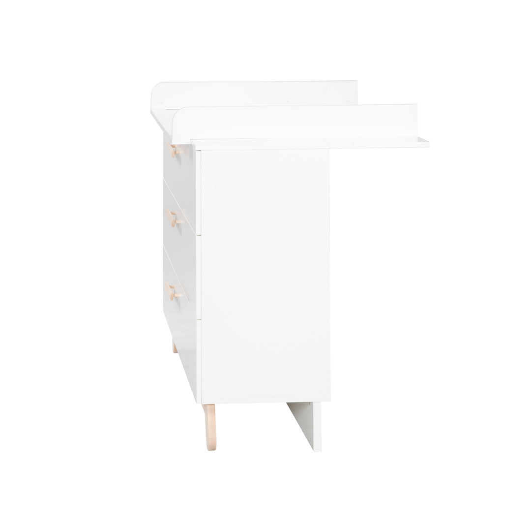Cambiador 'Clara', con accesorio para cambiar, patas y tiradores de madera maciza, altura de cambio 93 cm