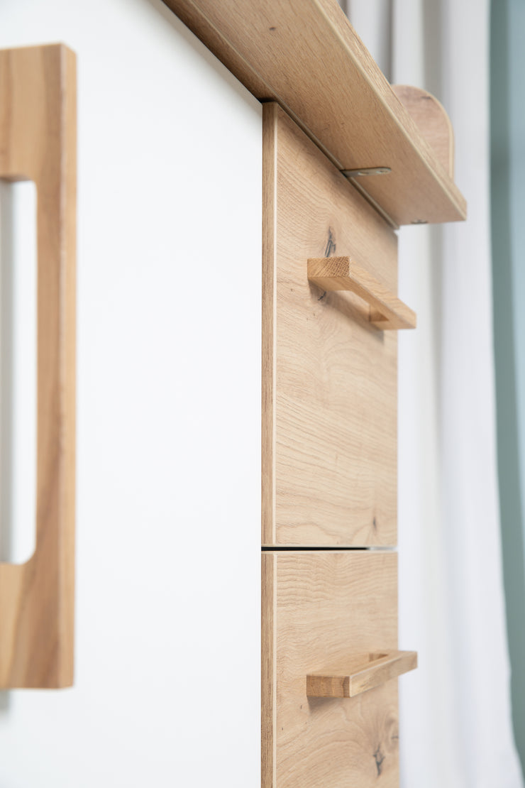 Changing table dresser 'Lion' incl. removable top - 3 drawers & 2 revolving doors