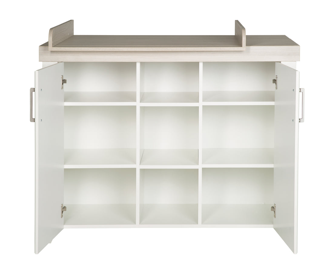 Wickelkommode 'Felicia' mit Wickelansatz, breit, Landhausstil, Wickelhöhe: 90 cm