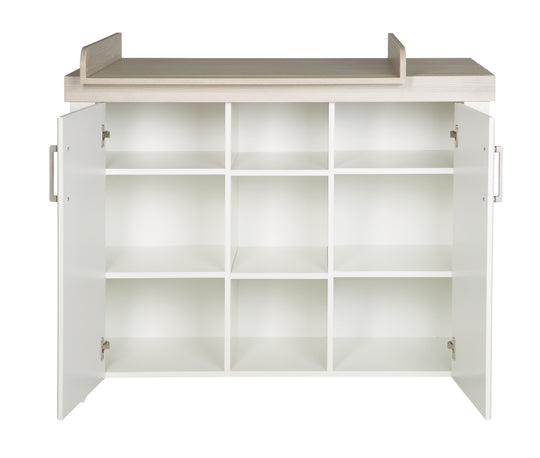 Wickelkommode 'Felicia' mit Wickelansatz, breit, Landhausstil, Wickelhöhe: 90 cm