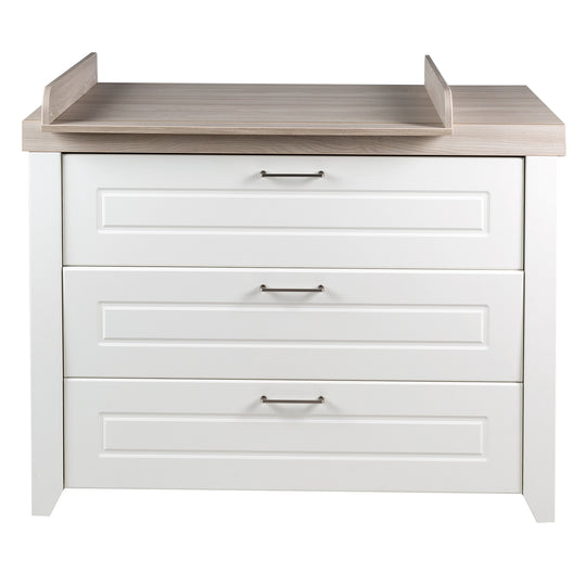 Commode 'Felicia' incl. table à langer au style maison de campagne, hauteur à langer 90 cm
