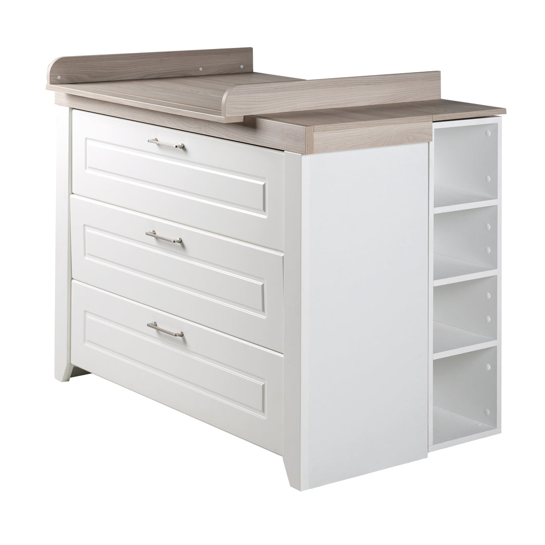 Commode 'Felicia' incl. table à langer au style maison de campagne, hauteur à langer 90 cm