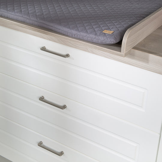 Commode 'Felicia' incl. table à langer au style maison de campagne, hauteur à langer 90 cm