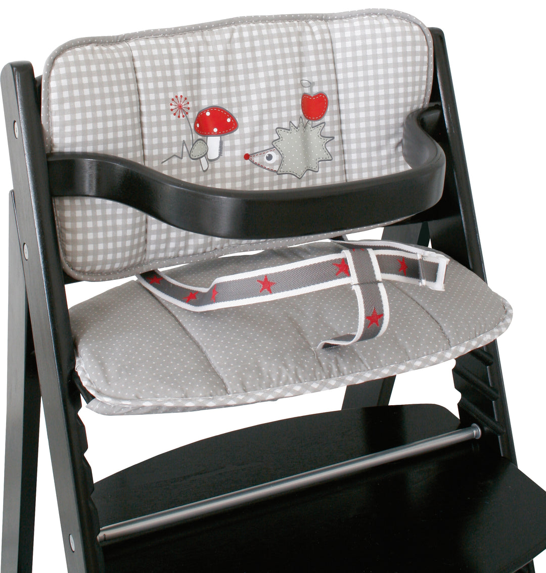 Sitzverkleinerer 'Adam & Eule', 2-teilige Hochstuhleinlage/ Sitzkissen für Treppenhochstühle