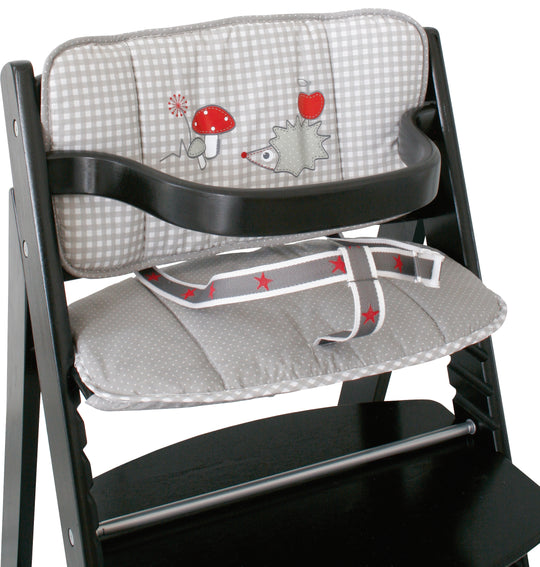 Sitzverkleinerer 'Adam & Eule', 2-teilige Hochstuhleinlage/ Sitzkissen für Treppenhochstühle