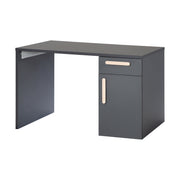 Bureau 'Jara' - Miroir -in convertible - anthracite - Poignées en hêtre solide