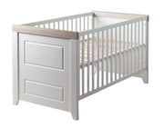 Combi children's bed 'Felicia', 70 x 140 cm, white, height-adjustable, 3 slip bars, convertible