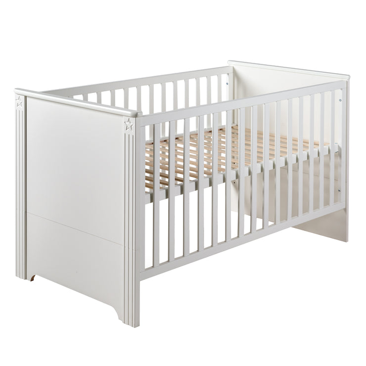 Cama infantil combinada 'Maxi', 70 x 140 cm, ajustable en 3 posiciones en altura, convertible en cama para niños