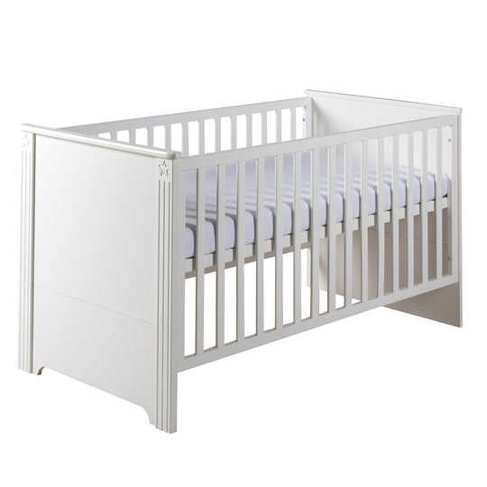 Cama infantil combinada 'Maxi', 70 x 140 cm, ajustable en 3 alturas, convertible en cama junior