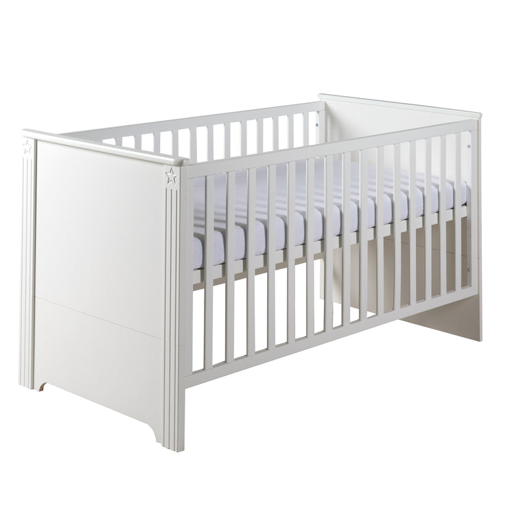 Kombi-Kinderbett 'Maxi', 70 x 140 cm,  3-fach höhenverstellbar, umbaubar zum Juniorbett