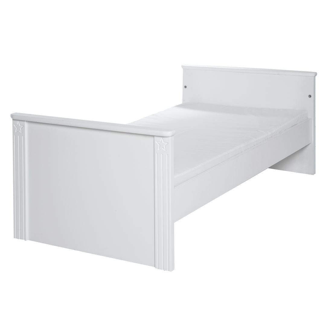 Cama infantil combinada 'Maxi', 70 x 140 cm, ajustable en 3 alturas, convertible en cama junior