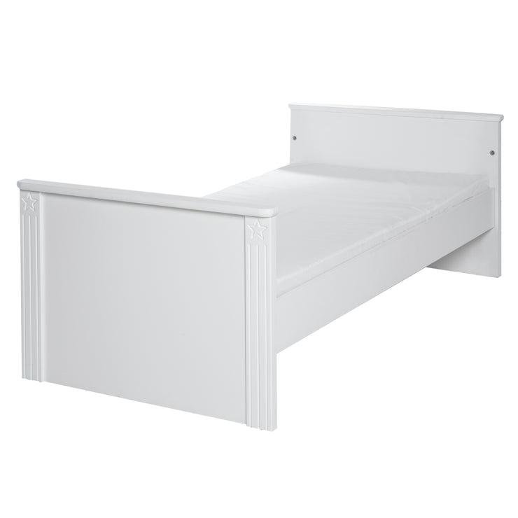 Kombi-Kinderbett 'Maxi', 70 x 140 cm,  3-fach höhenverstellbar, umbaubar zum Juniorbett