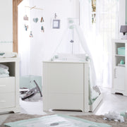 Kombi-Kinderbett 'Maxi', 70 x 140 cm,  3-fach höhenverstellbar, umbaubar zum Juniorbett