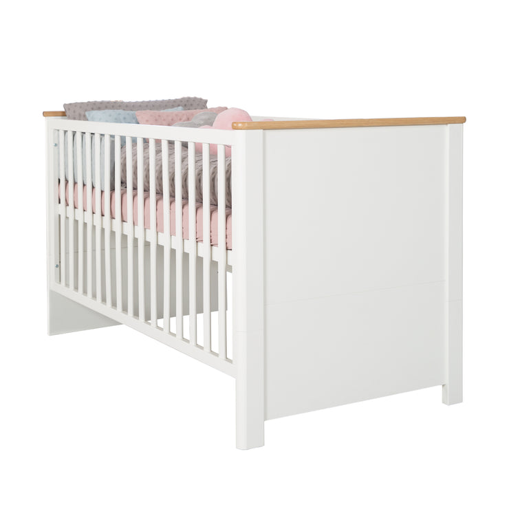 Wall Coat Rack 'Ava' with Shelf & 5 Coat Hooks, HxWxD: 28.5 x 90 x 16.5 cm