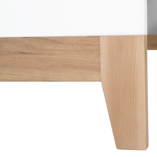 Cuna combinada 'Finn', 70 x 140 cm, ajustable, 3 barrotes extraíbles, convertible