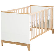 Cama infantil combinada 'Finn', 70 x 140 cm, regulable en altura, 3 barras antideslizantes, convertible