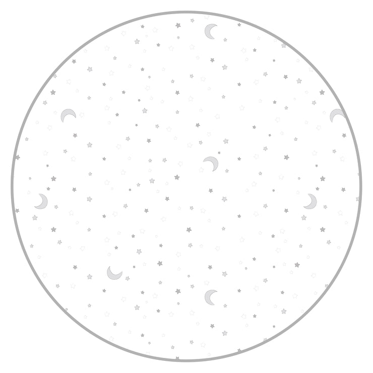 Running 'Star Magic Gray', 75 x 100 cm, calandre de jeu comprenant un insert de protection gris