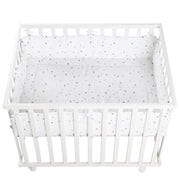 Running 'Star Magic Gray', 75 x 100 cm, calandre de jeu comprenant un insert de protection gris