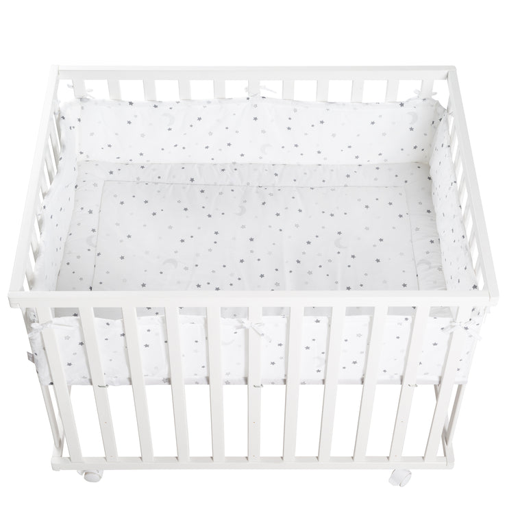 Running 'Star Magic Gray', 75 x 100 cm, calandre de jeu comprenant un insert de protection gris