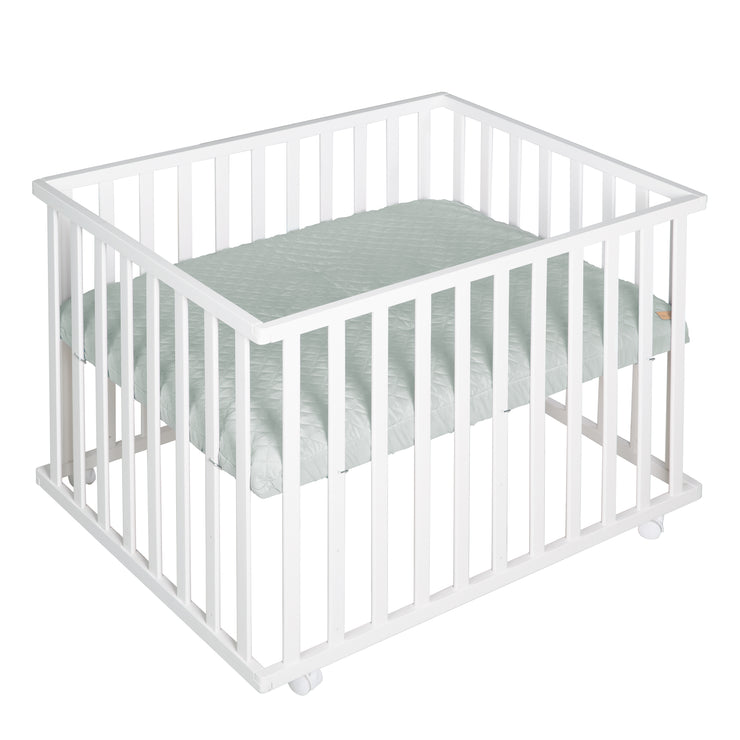Passenger «Style Roba», 75 x 100 cm, y compris l'insert et les rouleaux de protection verte, blanc