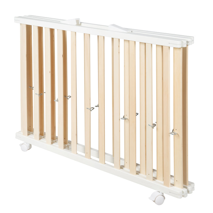 Running pliable, bicolor, 75 x 100 cm, grille de jeu de l'économie d'espace, y compris le roulement