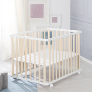 Running pliable, bicolor, 75 x 100 cm, grille de jeu de l'économie d'espace, y compris le roulement