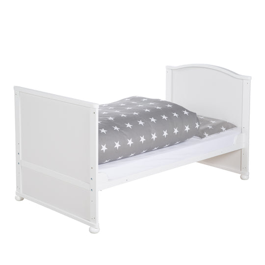 Juego completo de cama 'Little Stars', 70 x 140 cm, convertible, incluye ropa de cama, dosel, nido y colchón