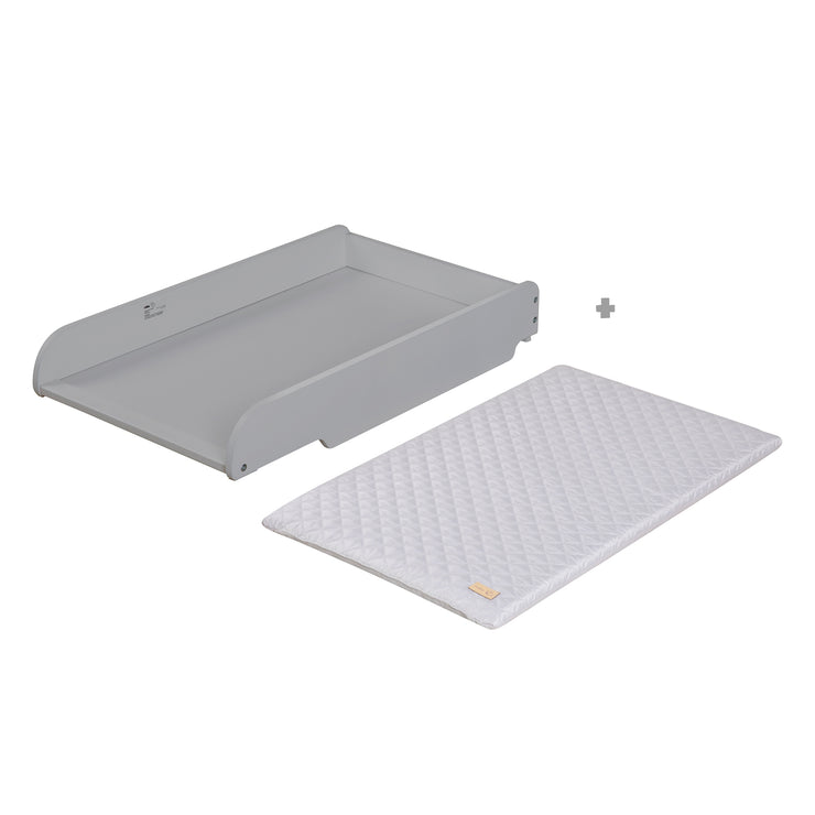 House bed 60 x 120 cm, FSC certified, taupe, 6-foldable, suitable as a baby and side bed