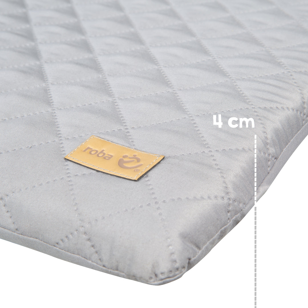 Hausbett 60 x 120 cm, FSC zertifiziert, weiß, 6-fach verstellbar, als Baby- & Beistellbett geeignet