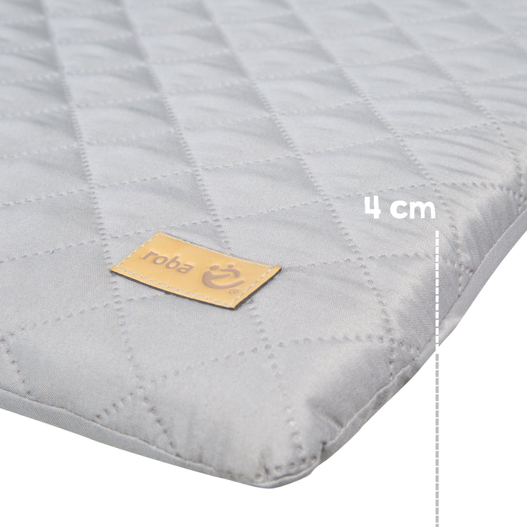 Cama de la casa 60 x 120 cm, FSC certificado, blanco, ajustable 6 veces, adecuado como un bebé y cama lateral
