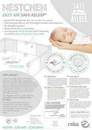 Nestchen `` Safe Sleend® ', Easy Air' Miffy® ', circulation de l'air, nid avec système de balance de l'air