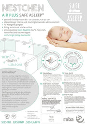Nest 'safe asleep®', Air PLUS 'miffy®', air-circulating nest, with AIR-balance system