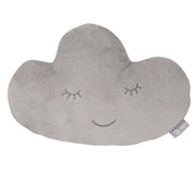 Cuddly pillow cloud 'roba style', silver gray, fluffy throw pillow for baby & children's rooms