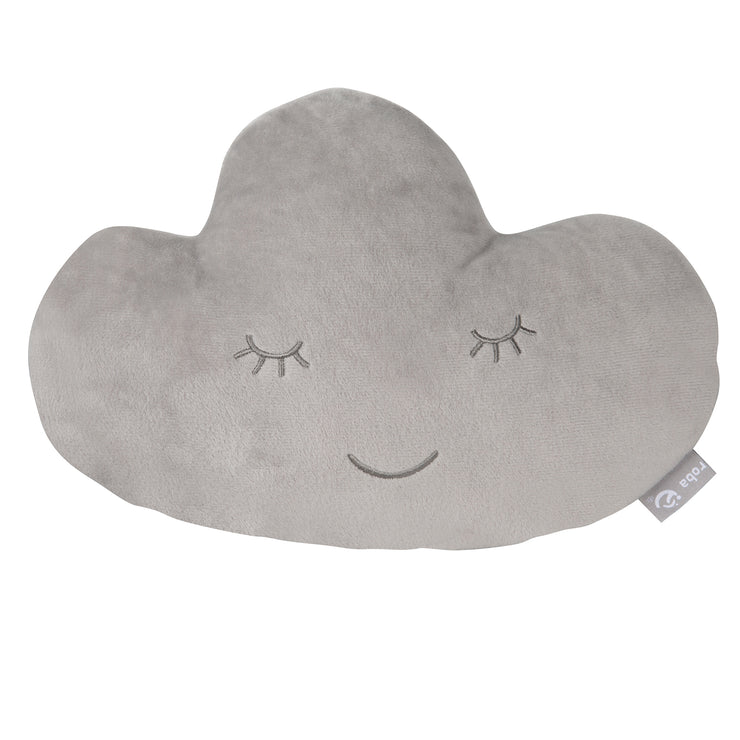Kuschelkissen Wolke 'roba Style', Silbergrau, flauschiges Dekokissen für Baby- & Kinderzimmer