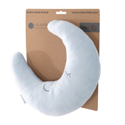 Neck Pillow in Moon Shape 'roba Style' - Soft Decorative Cushion - Light Blue