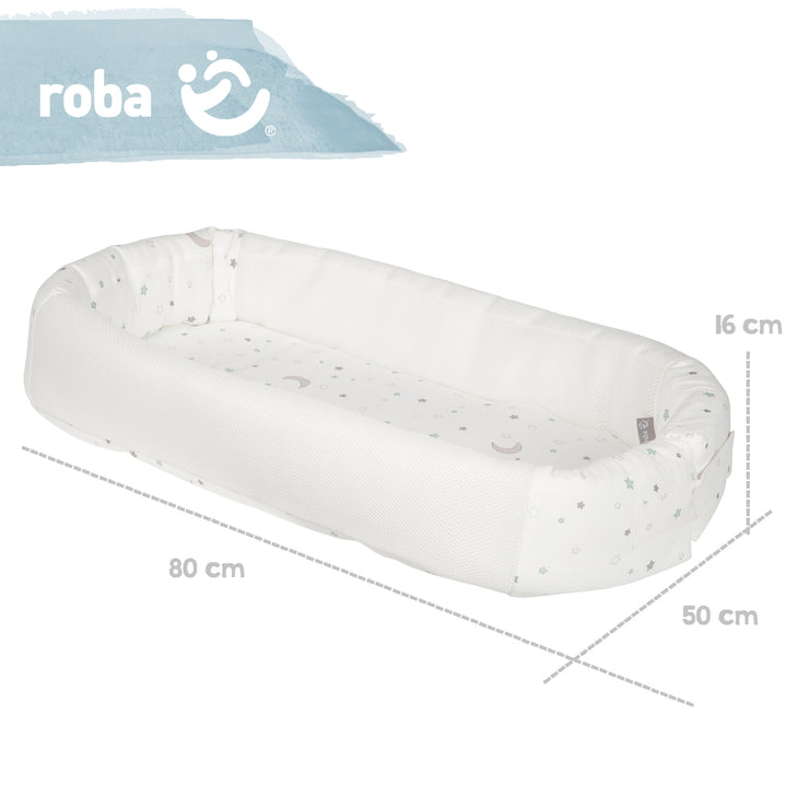 Bundle 'Sternenzauber' enthält 2-seitig genähte Jerseydecke & Babylounge mit Sternenmuster
