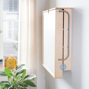 Wall-mounted changing shelf + Changing mat 'roba Style grey' - Foldable & space-saving